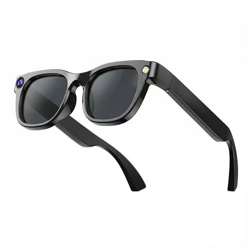 AI Smart Glasses: 800W Pixel Camera, Photo/Video Recording, Voice Call, AI Translation, and Object Recognition Capabilities.