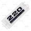 AAYI1  ABS 260 220 370 240 180 230 Letter Turbo Displacement Logo Turbo Rear Trunk Emblem Badge Stickers Accessories Car Styling