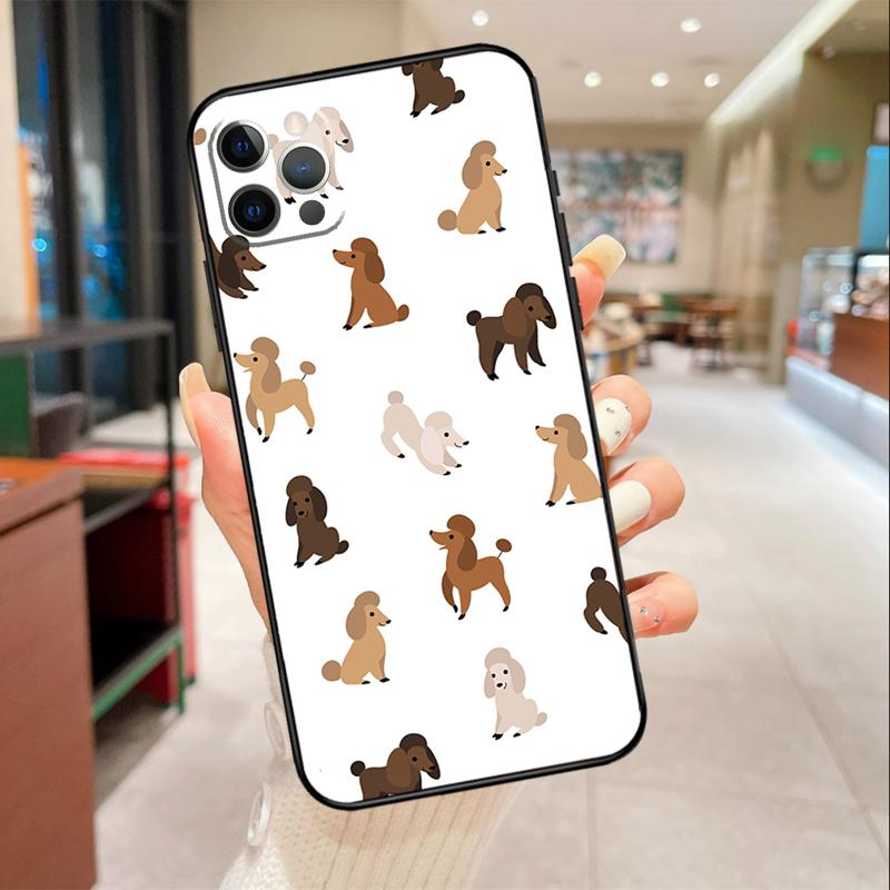 Poodle Dog Phone Case For iPhone 17 Air 16 14 13 11 15 Pro Max mini 15 16 Plus 16e Protective Cover