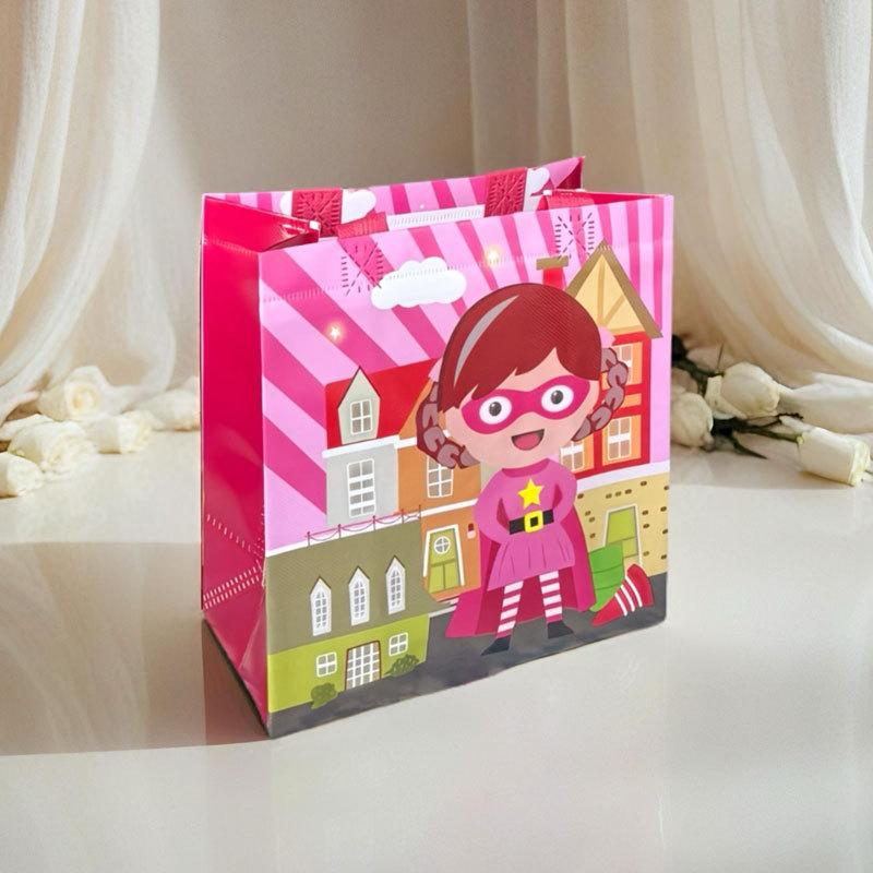 StoBag Superhero Theme Gift Wrapping Bags for Sweets Reusable Party Favor Bags Colorful Kids Birthday Candy Treat Packaging