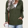 Women's Casual Loose Fit Hooded Sweatshirt Long Sleeve Pullover
