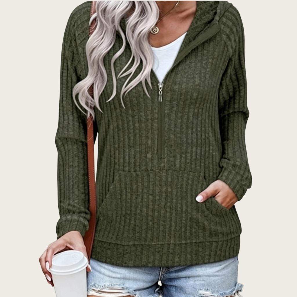 Women's Casual Loose Fit Hooded Sweatshirt Long Sleeve Pullover