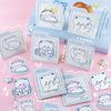 Cute White Bear Record Healing Little Gift Blessings Deskmate Notes Lovely Memo Pad Kawai Stationery Office School Supplies