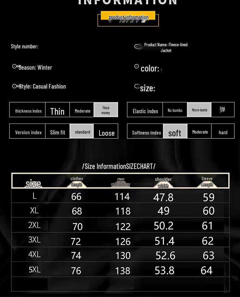 JEEP SPIRIT Men's Fleece-Lined Winter Utility Jacket
