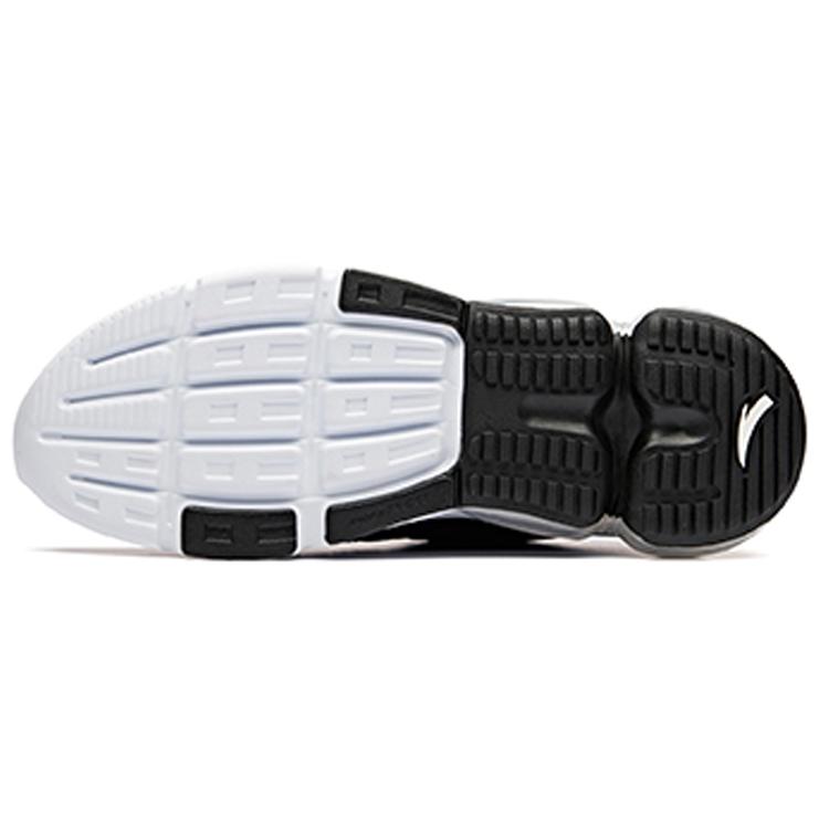 Anta Running Collection Cushioning Low top Running Shoes Men's Black White 91915511-4