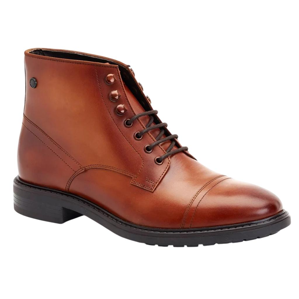 Base London Mens Duke Leather Ankle Boots
