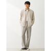 MUJI Men's Washed Broad Fit Long Sleeve Shirt