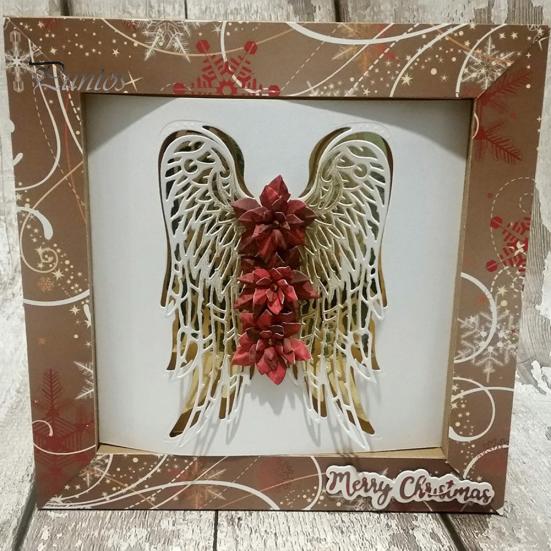 Azeeda 'Engelsflügel Baby' Gummistempel | Unmontiert, Größe A8 | Für Karten & Scrapbooking