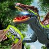RC Dinosaur Toy Vivid Look Realistic Spinosaurus Model Simulated Walking Creative Early Education Smart Toy Infrared Remote Control Kids Electric