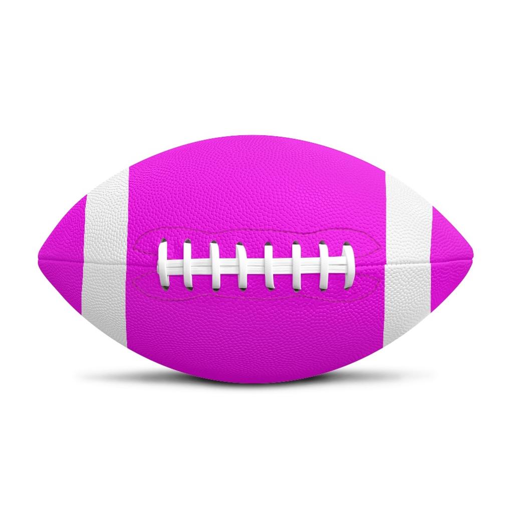 Color American Football Rugby Non-Slip Leather Rubber Adult Youth Sports Ball Training Game Custom Pattern Color Rugby Ball