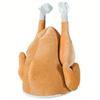 1pcs Plush Turkey Hat with Thanksgiving Christmas Velvet Sponge Chef Cap Photo Booth Props Festival Decorations Photo Props