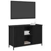 TV Cabinet Set Black Oak Effect 101 x 35 x 65 cm