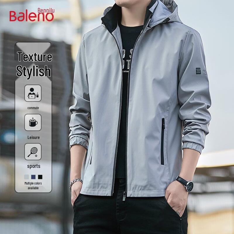 Baleno Men s Hooded Casual Jacket XL