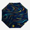 1pc Galaxy Swirls Automatic Open/close Folding Compact Umbrella, 8 Rib Sturdy Canopy, Lightweight Portable, Everyday Use, Gift,,091
