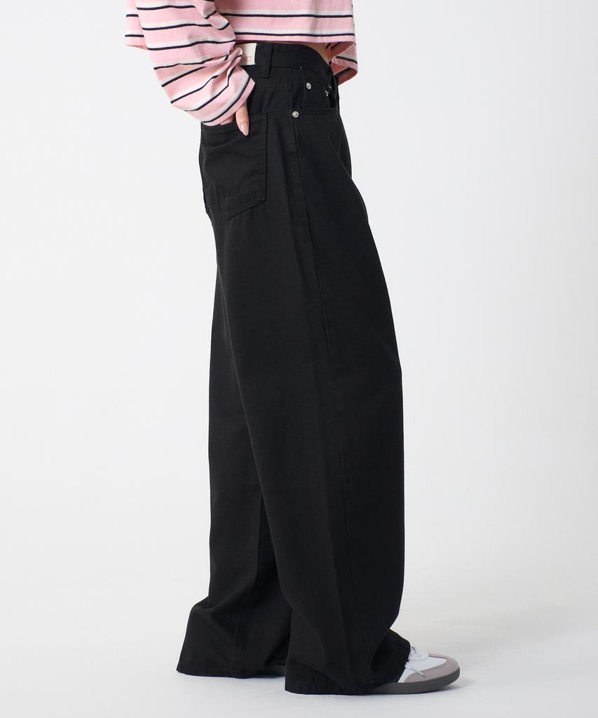UNKNOWN PLANET Daily Cotton Pants Black
