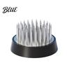 Floral Stem Organizer with Fixing for Stainless Arrangement Flower Frog Steel Pins Tool Rubber Base Arranging Ikebana Moribana Vases