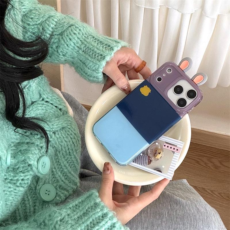 Double Layer Judy & Nick Anti-Fall Case for iPhone 14/13, Apple 17/16/15 PROMAX