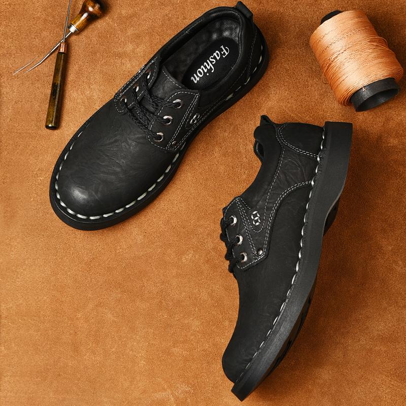 Fashion Men's Casual Shoes Classics Solid Color Business Casual Shoes Comfortable Driving Shoes High Quality Men Formal Dress Footwear