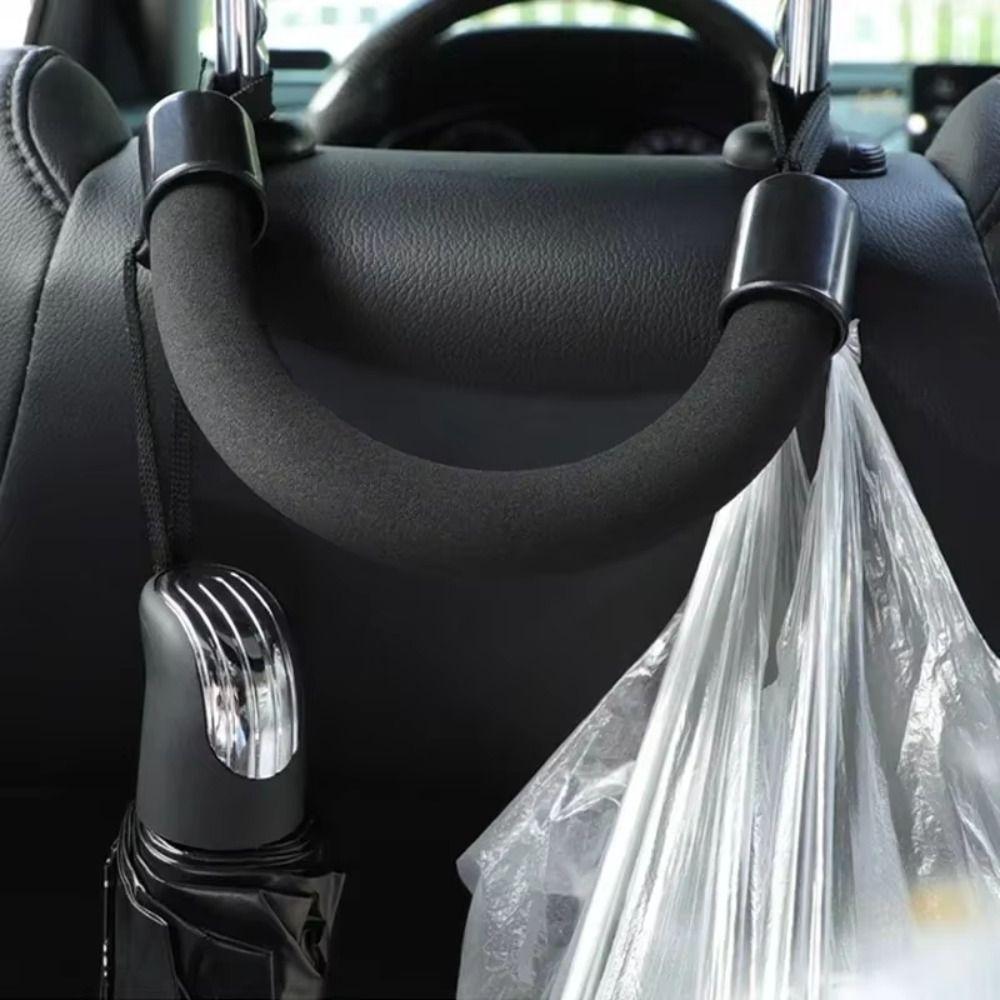 Double Hook Car Headrest Grab Handle Anti-Fall Feature Headrest Safety Handrail  Easy Entry Exit