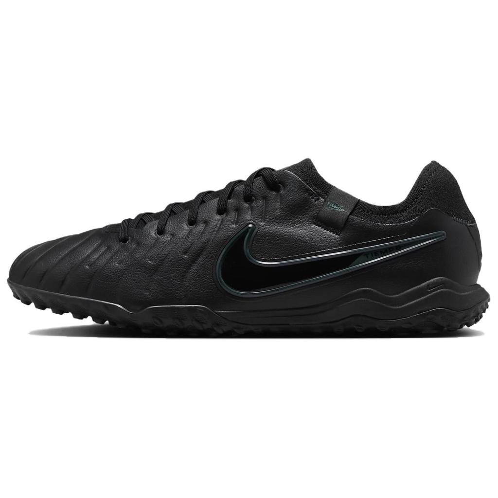 Nike Tiempo Legend 10 Pro TF Turf Artificial Turf Slip Resistant Abrasion Resistant Rugby Shoes Unisex Black DV4336-002
