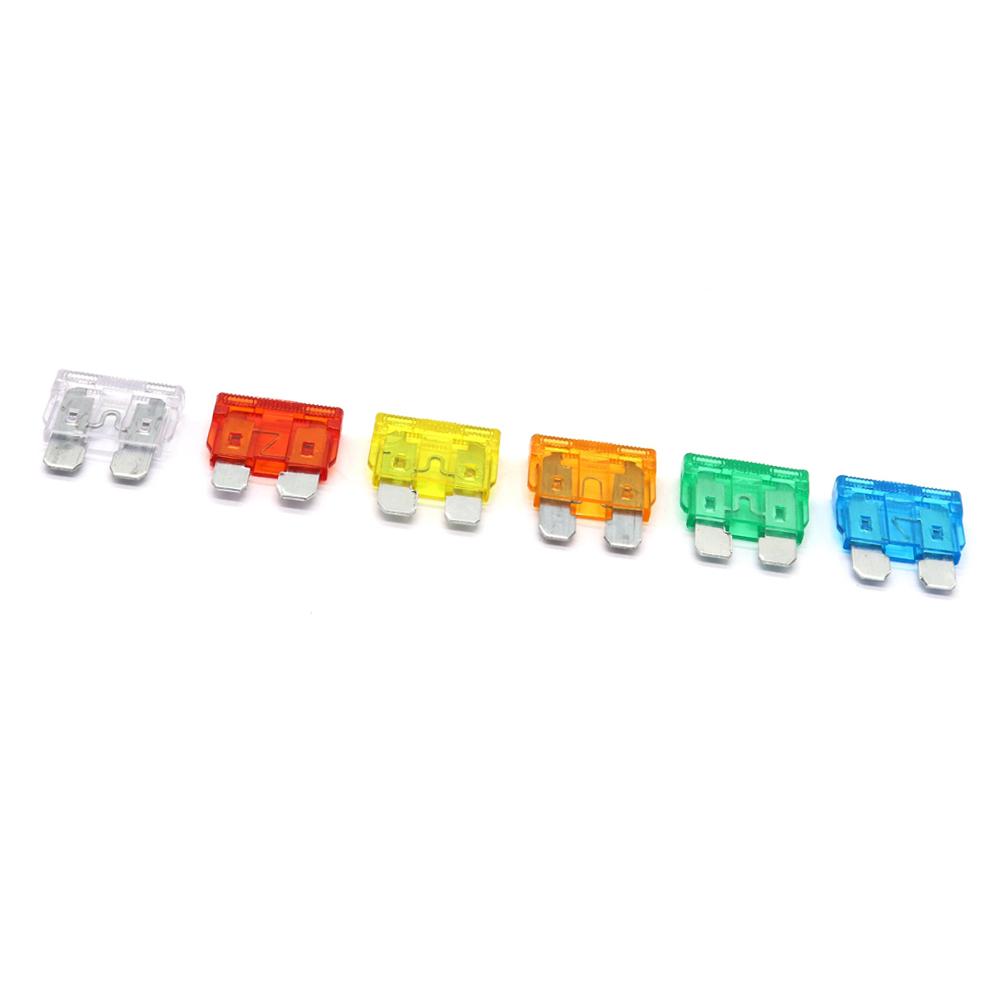12 Slot Relay Box 6 Relays Slots 6 ATC ATO Standard Fuses Holder Block with 6Pcs Relays, 6Pcs Fuses Universal for