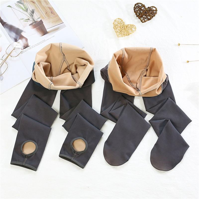 Spring Autumn Winter Warm Pantyhose Women Super Elastic Black Slim Pantyhose For Women Casual Fashion Plus Velvet Thick Tights