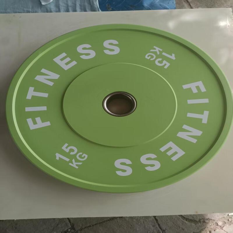 TLXT 15KG Rubber Coated Barbell Weight Plate (50mm)