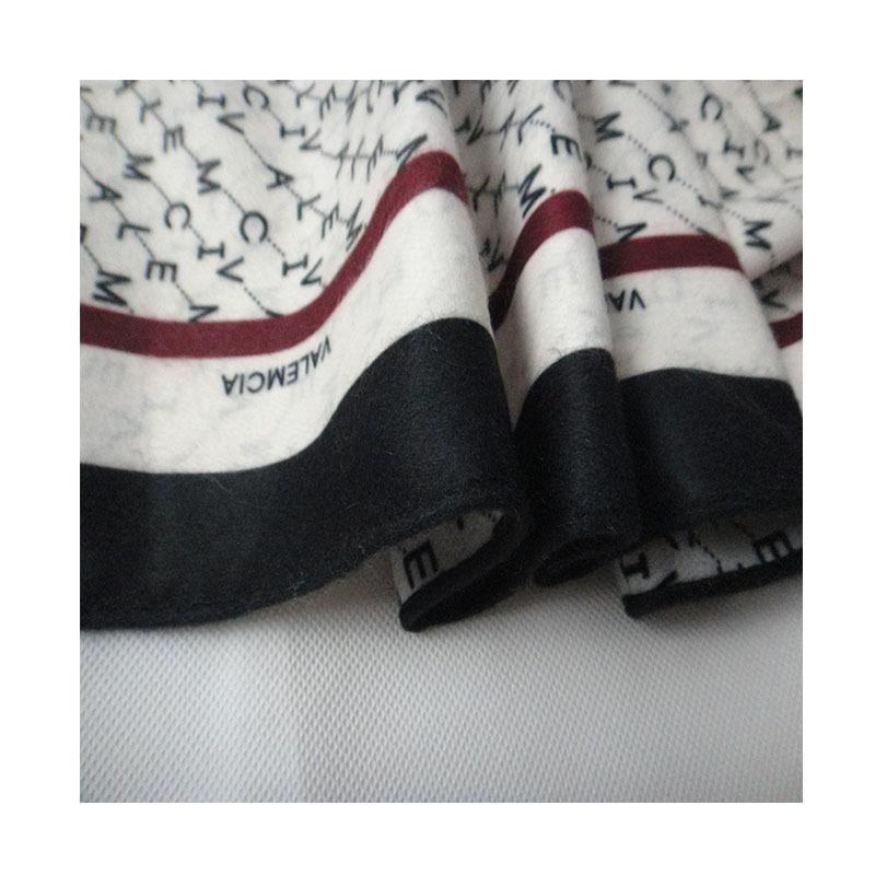 Hot-selling new fashion, simple and versatile warm imitation cashmere men's scarf autumn and winter digital printing imitation cashmere scarf