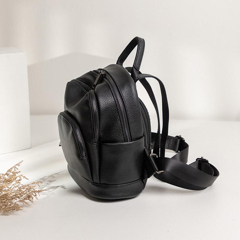 Fashion Women Backpack School Bags for Teenage Girls Schoolbag Backbag High Quality PU Leather Shoulder Bag Students Handbag Book Bag