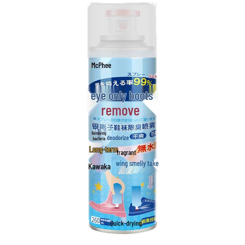 

Дезодорирующий спрей для обуви и носков Douldeao с антибактериальным эффектом от запаха ног