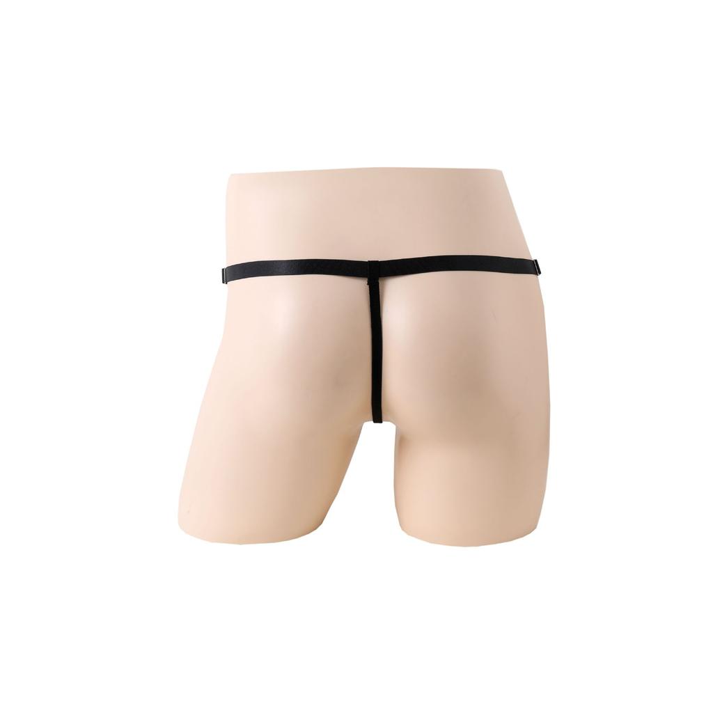 Sexy Men's Briefs, Lace Wild Perspective Seduction Bead Chain Men's and Women's Sex Pants