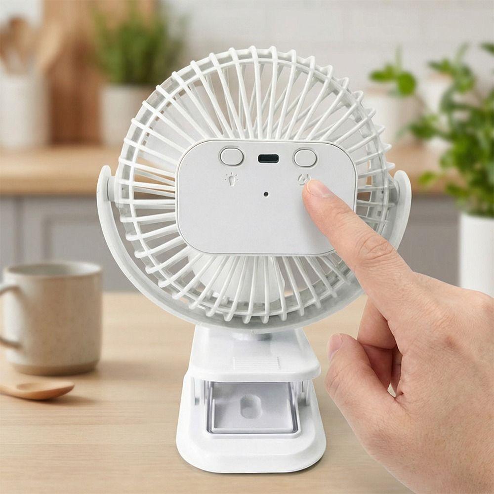 High Wind Portable Hanging Fan High Airflow Mini Wind Fan USB Charging Quiet Fan  Outdoor Camping