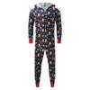 Conjunto de Pijama Mono Navideño Europeo y Americano a Juego para Padres e Hijos para Mujer 2023.