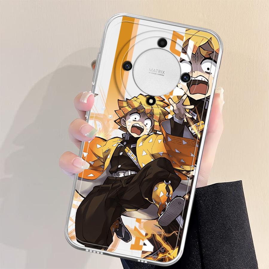 D-Demon Anime S-Slayer Case for Honor X9a X8a X9b 90 Lite X8b X7b X8 Soft Phone Cover