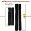 4 Pcs/Set Car Door Sill Protectors, Anti Scratch Carbon Fiber Auto Threshold Cover Strips,  Car Accessories (Black 3D)