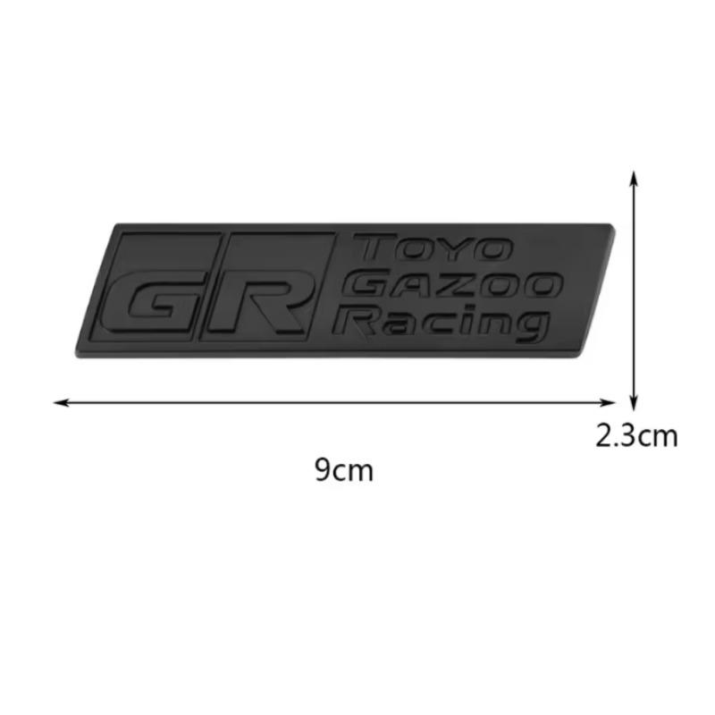 1Pc Car Front Grille Badge Car Fender Side Badge Rear Trunk Emblem Sticker Decal for AE86 GT86 Corolla  Alphard Avensis Prius Crown Yaris