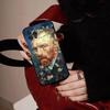 Retro Van Gogh Oil Paint Black TPU Phone Case Fashion For iphone17 Air 16 15 14 13 12 Pro 11 Pro Max Plus Protective Case