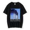 NON DIMENTICARE L'ARCHITETTURA GRECA Magliette Unisex Donna Oversize Manica Corta Girocollo T-shirt Moda Unisex Streetwear Top