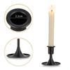 6 Stück Elegante Schwarze Kerzenständer Europäischer Kerzenhalter Dekoration für Wohnzimmer, Schlafzimmer, Esszimmer Besonderer Anlass
