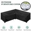 L-Shape Garden Sofa Cover 210x260x87cm Waterproof Heavy Duty Patio Furniture Dust Covers All-Purpose Covers Outdoor Couch Cover