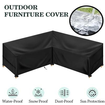 L-Shape Garden Sofa Cover 210x260x87cm Waterproof Heavy Duty Patio Furniture Dust Covers All-Purpose Covers Outdoor Couch Cover