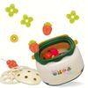 Educational Stacking Toy Garden Flowers Learning Flower Garden Building Montessori Toy Set Shape Sorting Matching Toy