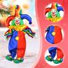 Clown Doll,Harlequin Doll,Desktop Decor,Smiling,Table Decoration Ceramic Kids Toys for Christmas