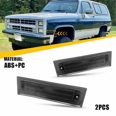 Smoked Side Marker Lamp Light For GMC C1500 C2500 C3500 Pickup 1981 82-1986 EXV