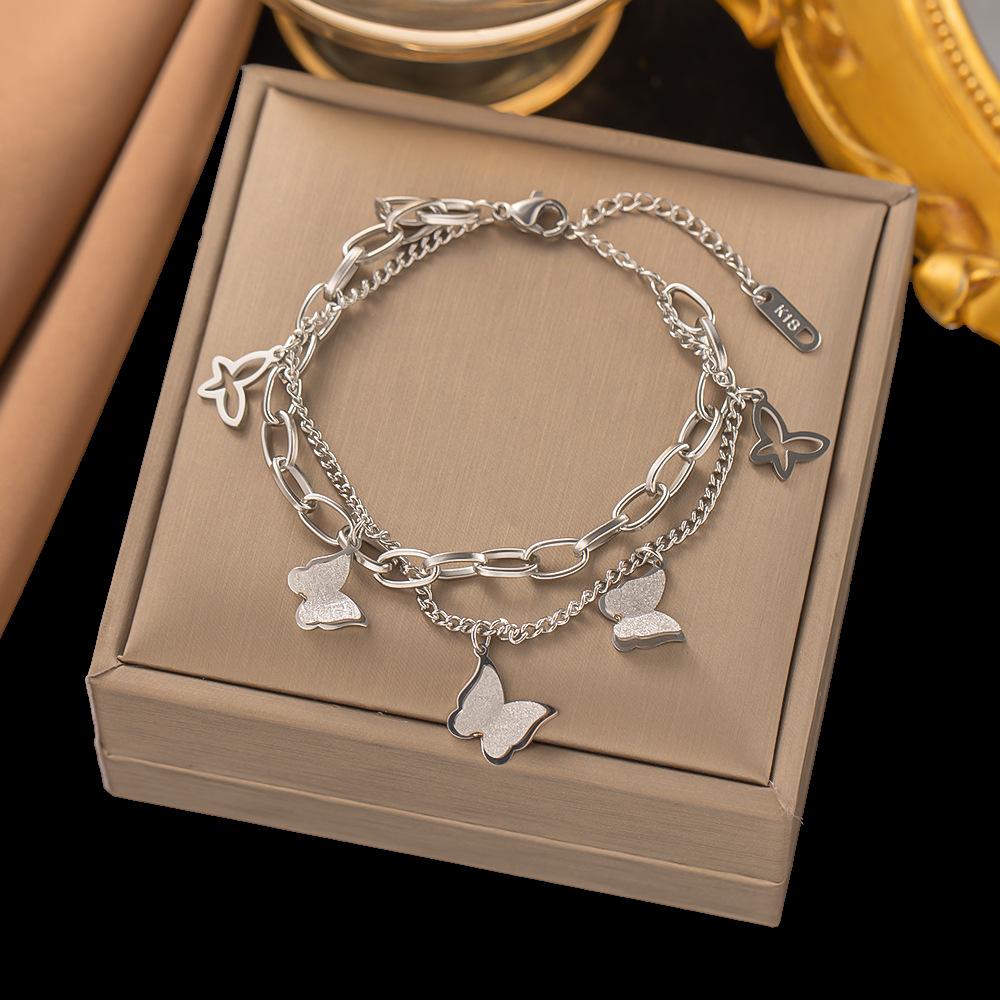 

Нержавеющая сталь стального цвета женский браслет Love Heart Charm Hand Chain модный браслет для вечеринок ювелирные изделия подарки новый