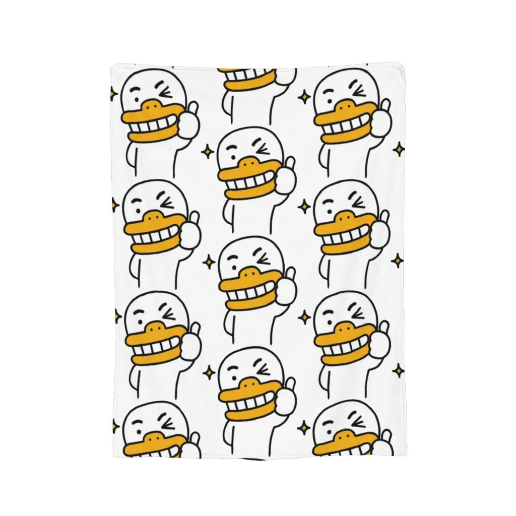 K-Kakaos F-Friends Apeach Heart Blankets Fleece All Season   Multifunction Warm Throw Blanket for Sofa Couch Rug Piece