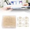 80 Peças Clip de Papel Ferro Formato de Câmera Fofo Marcadores de Página Clip para Planejador com Caixa de Armazenamento para