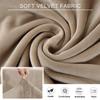 1/4pcs Velvet Chair Covers Dining Room Elastic Soft Seat Cover Solid Color Dustproof Furniture Protector Restaurant Banquet Home