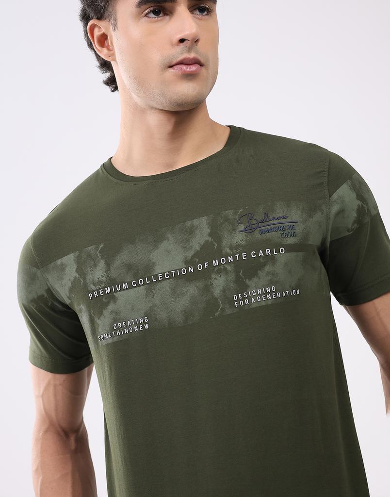 Monte Carlo Men's Round Neck Half Sleeve T-Shirt