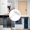 Automatic Door Closer, Zinc Alloy Safety Spring, Adjustable 30 Kg, Easy Install, White
